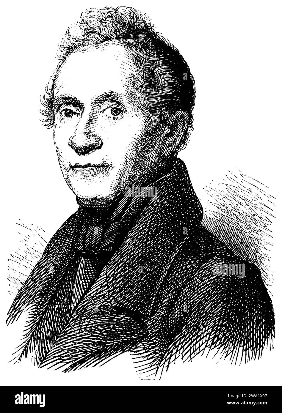 , ,  (literary history book, 1882), Eichendorff, Joseph Freiherr von (1788-1857) Lyriker und Schriftsteller der deutschen Romantik, Stock Photo