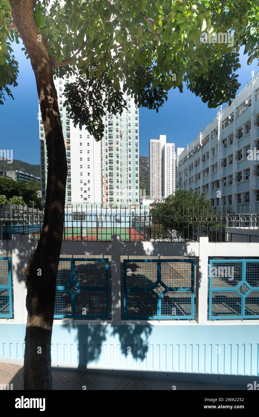 Street scene, Kowloon Stock Photo