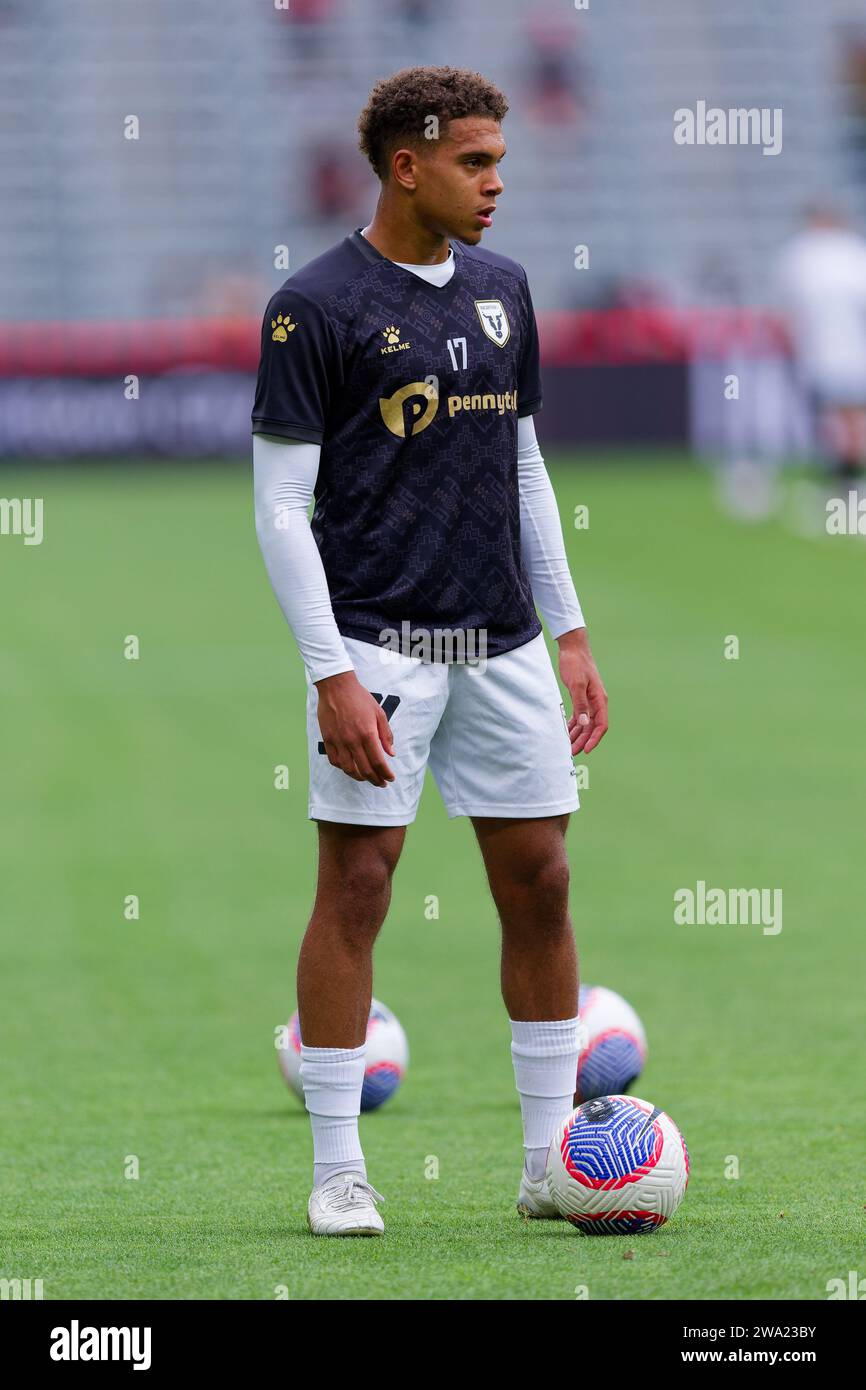 Sydney, Australia. 01st Jan, 2024. Raphael Rodrigues of Macarthur FC ...