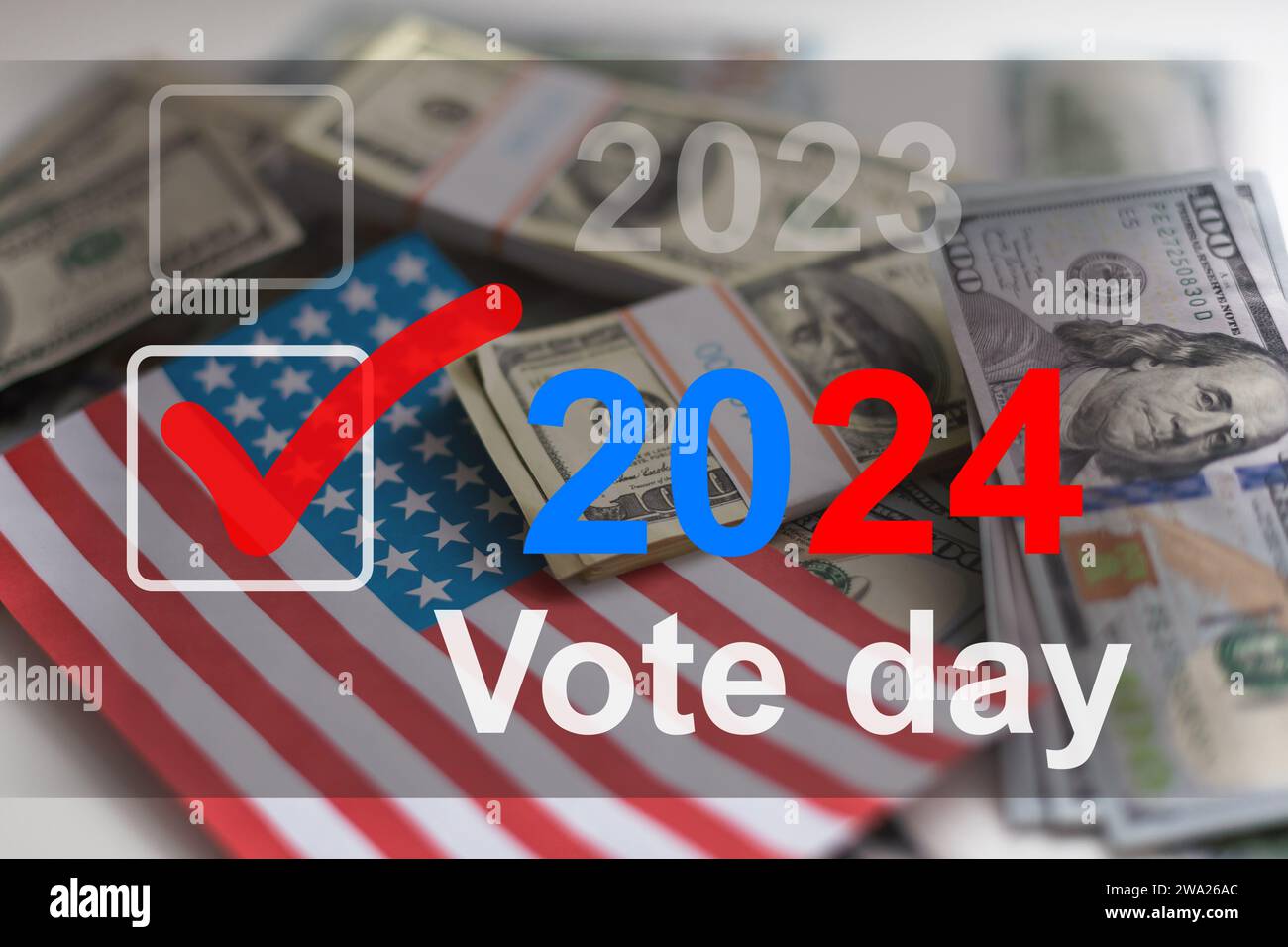 2024 presidential election year in United States as illustration ...