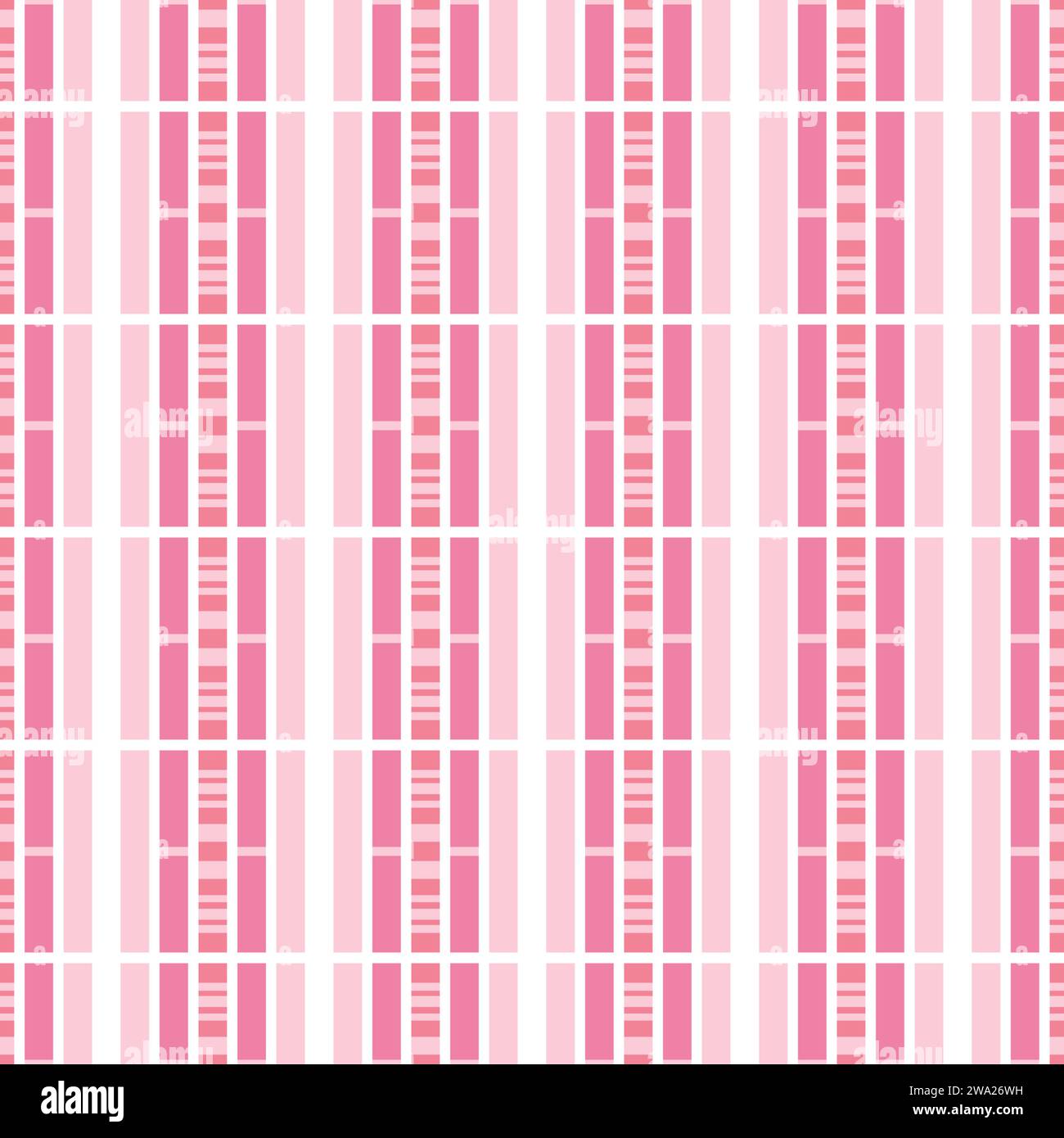 Abstract seamless background with pink stripes Stock Photo