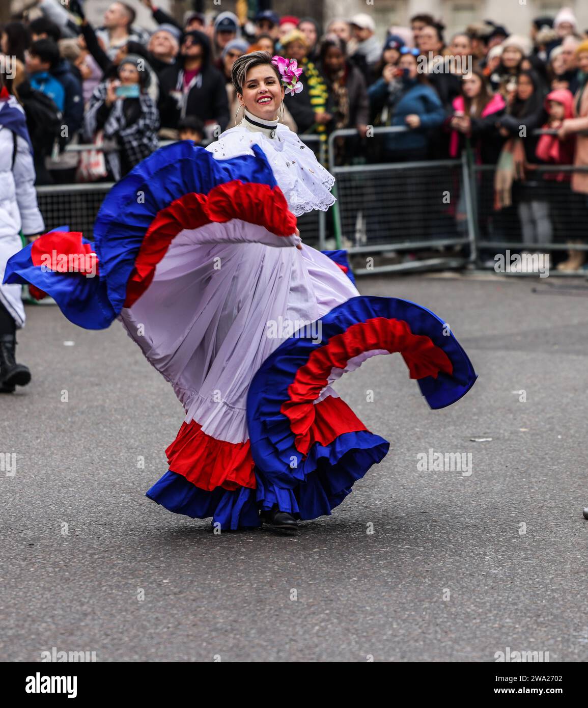London new years day parade 2024 hi-res stock photography and images