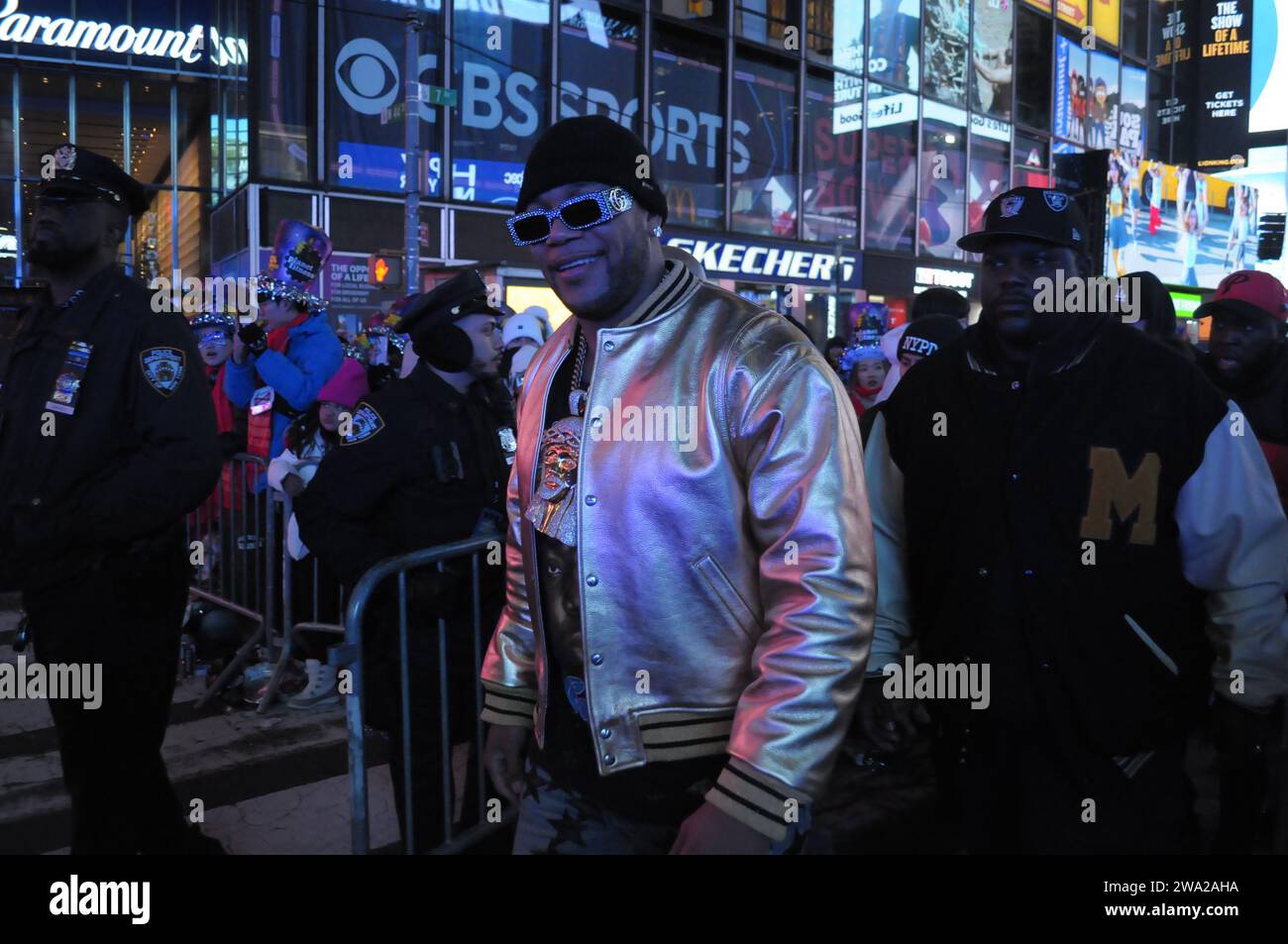 New York, United States. 31st Dec, 2023. Rapper and songwriter, Flo ...