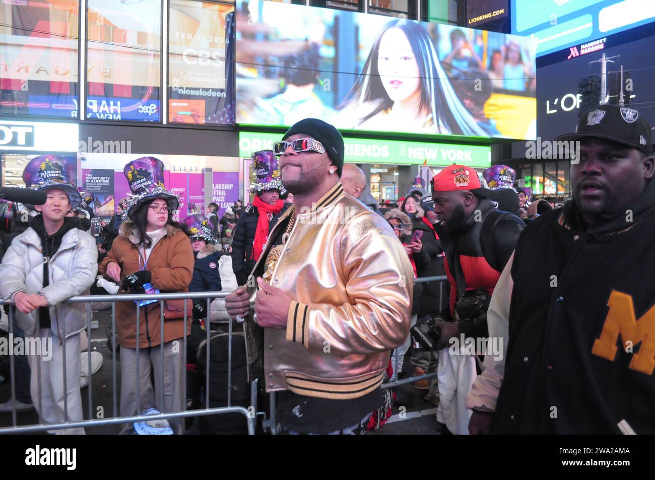New York, United States. 31st Dec, 2023. Rapper and songwriter, Flo ...