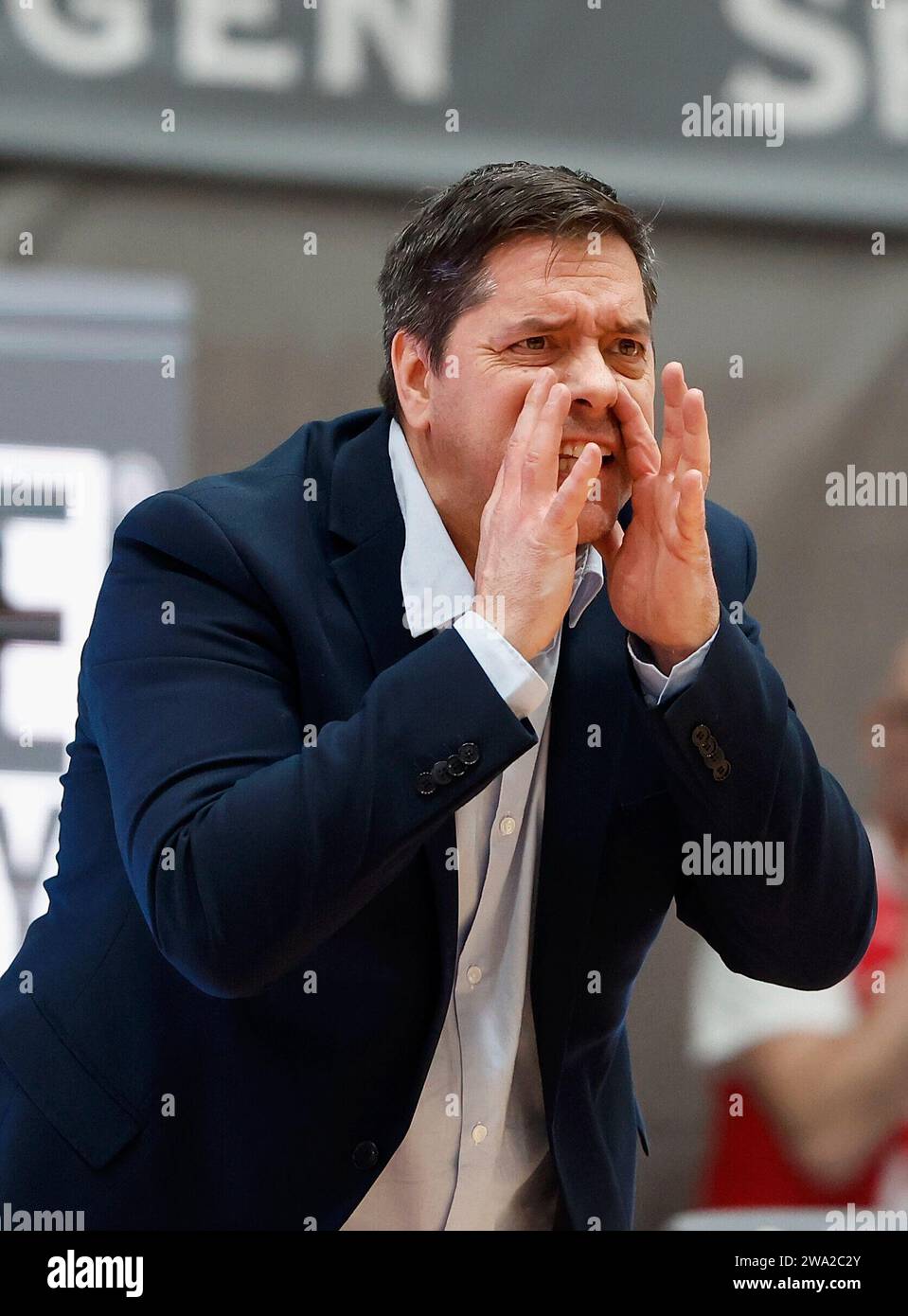 Headcoach Sasa Filipovski (Wuerzburg Baskets). 29.12.2023, Basketball