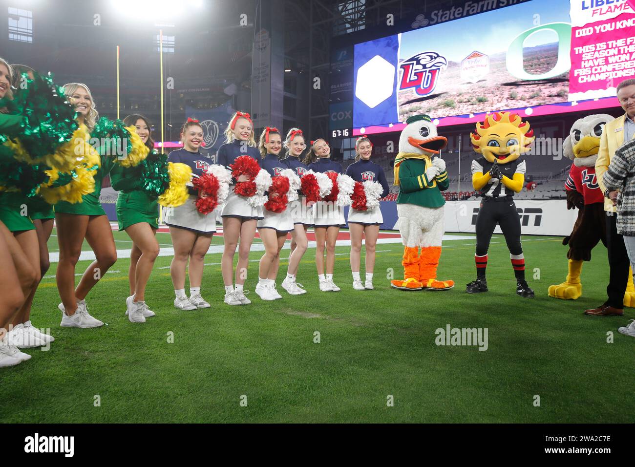 Glendale, Arizona, USA. 1st Jan, 2025. durning the 2025 NCAA football