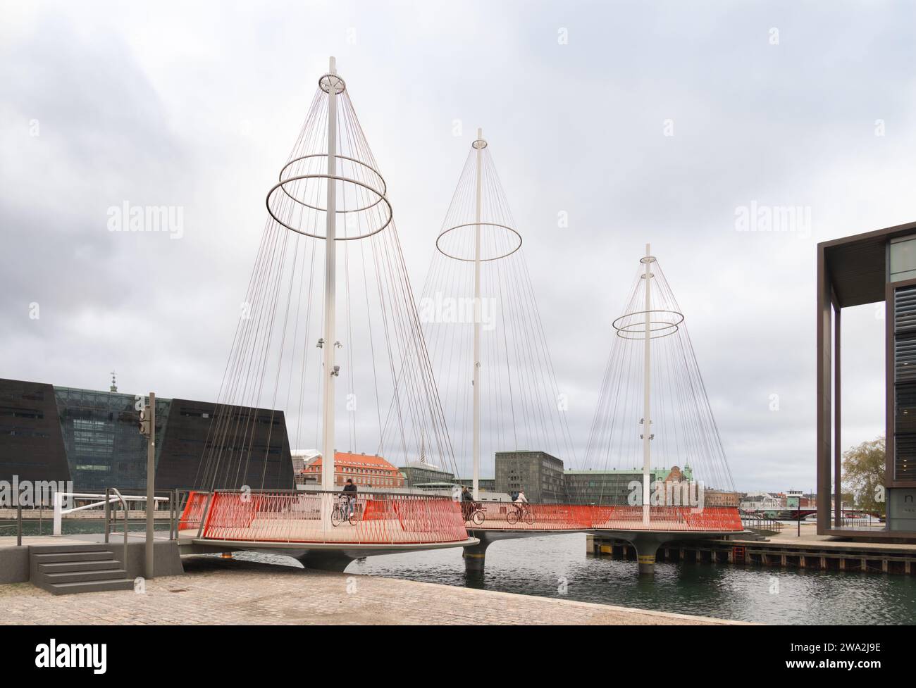 Copenhagen, Denmark - Circle Bridge by Studio Olafur Eliasson Stock ...
