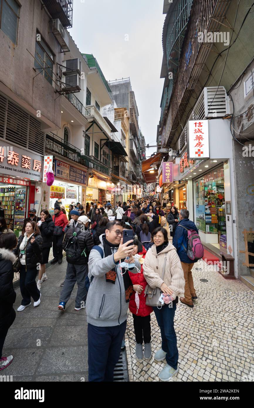 Macau is an autonomous region on the south coast of China, across the 