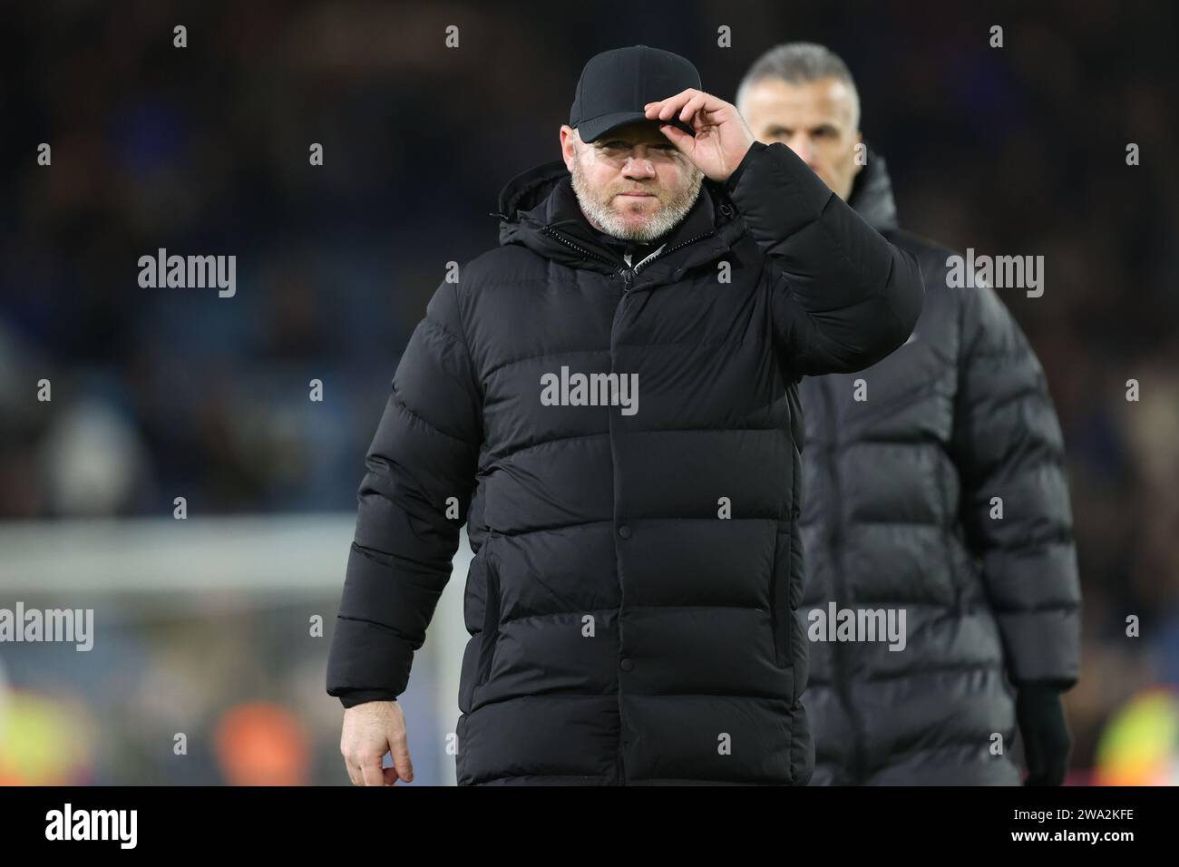 Leeds on Monday 1st January 2024. Wayne Rooney, Birmingham City manager, is booed by his own fans after the Sky Bet Championship match between Leeds United and Birmingham City at Elland Road, Leeds on Monday 1st January 2024. (Photo: Pat Isaacs | MI News) Credit: MI News & Sport /Alamy Live News Stock Photo