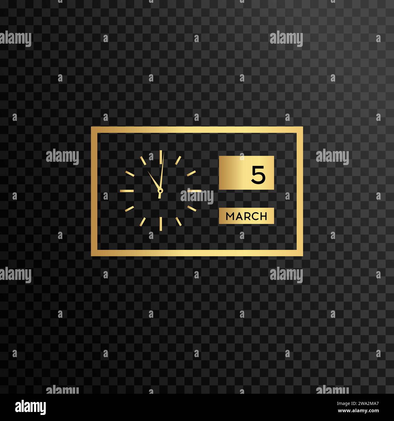 Calendars and clocks. Vector clock icon. Schedule, appointment ...