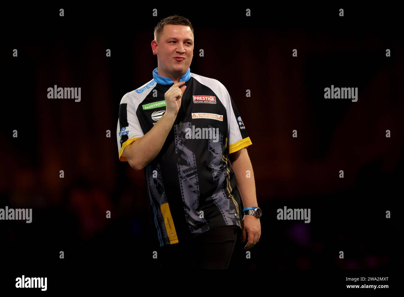 Alexandra Palace, London, UK. 1st Jan, 2024. 2023/24 PDC Paddy Power World Darts Championships
