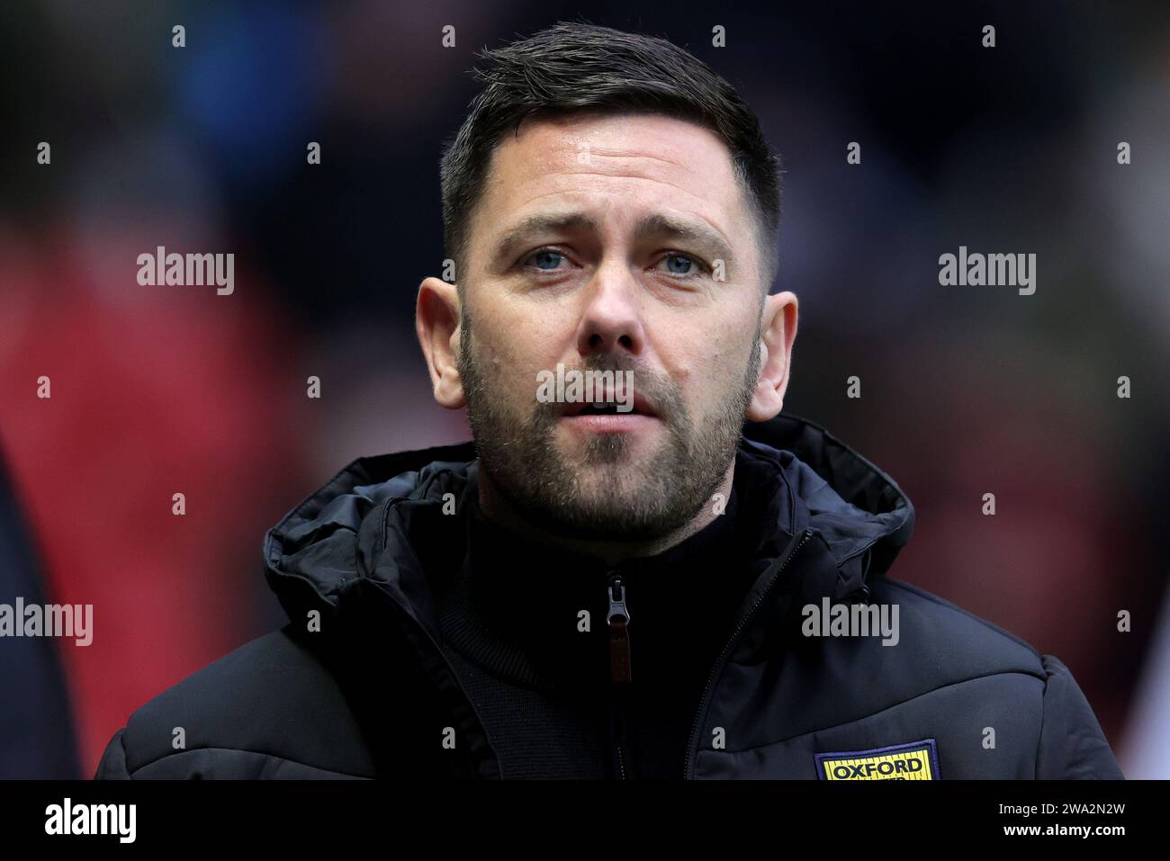 Oxford United manager Des Buckingham during the Sky Bet League One