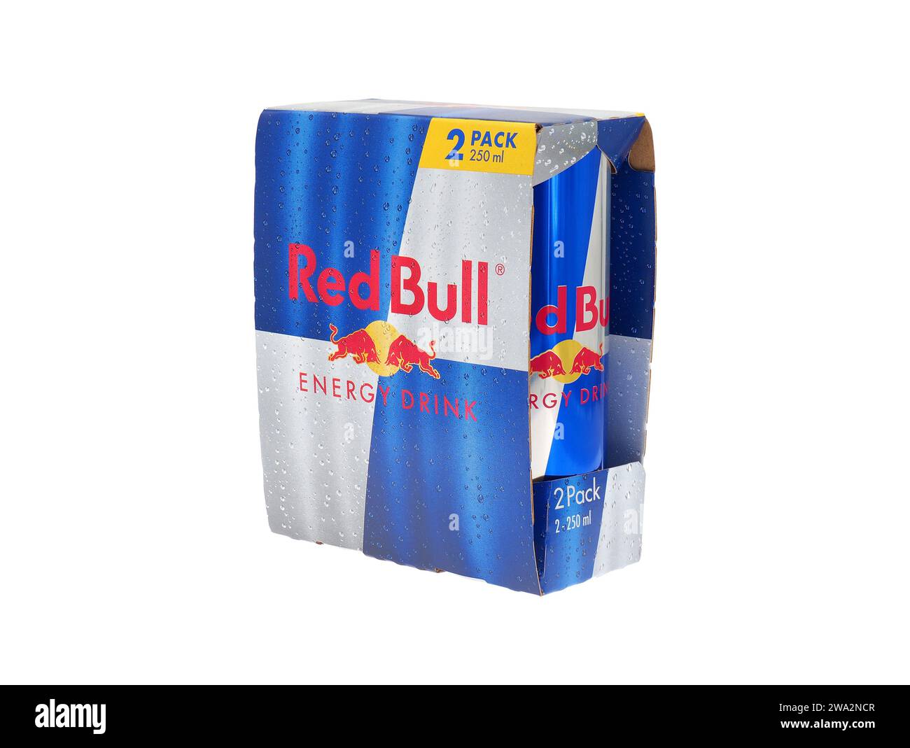 ROME, ITALY JANUARY 3, 2024. Red Bull Energy Drink pack 2x250ml