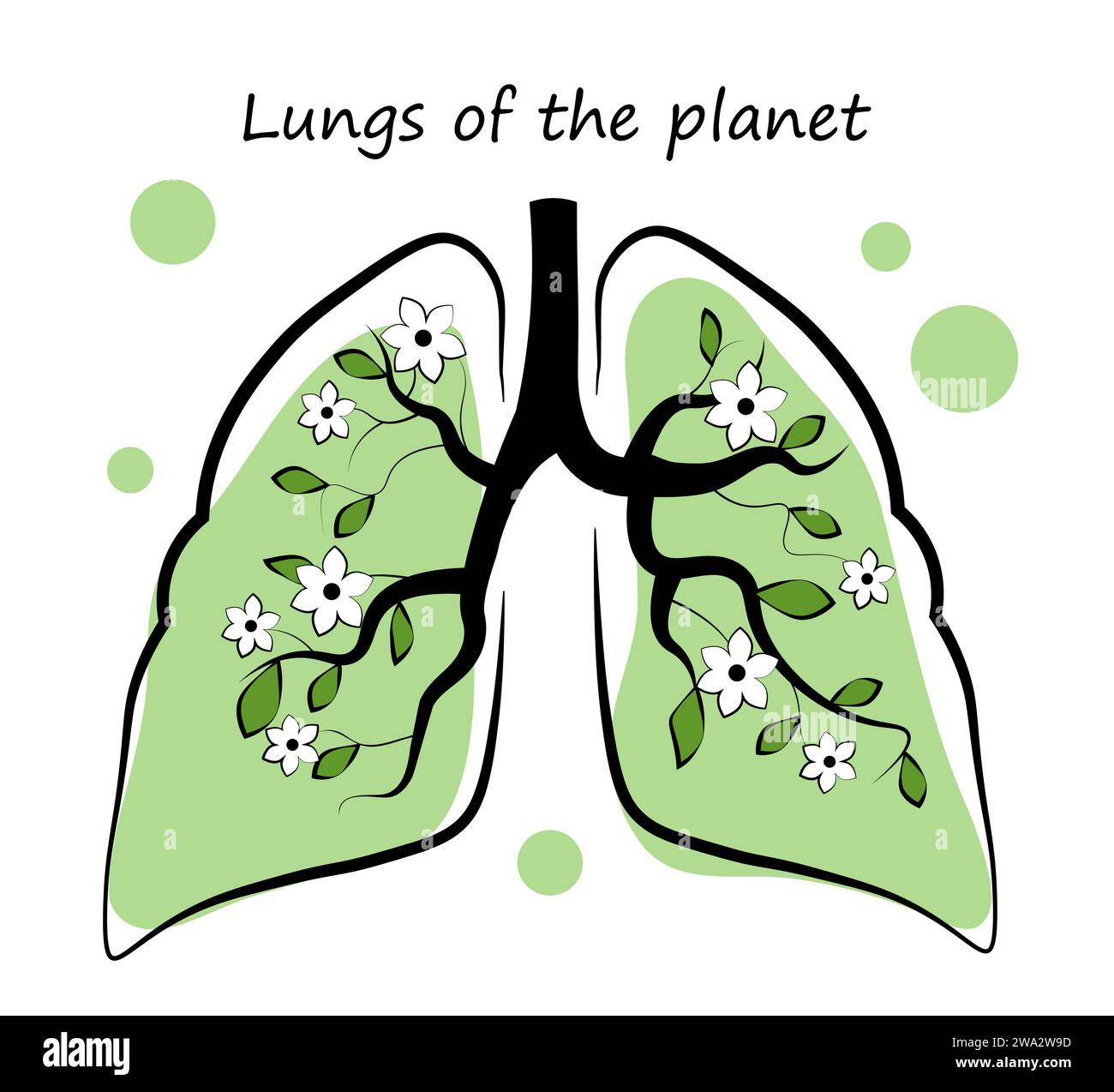 Plants are the lungs of the Stock Vector Image & Art Alamy