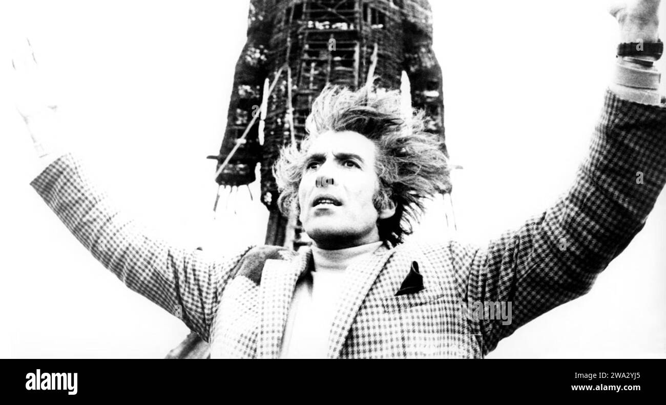 THE WICKER MAN 1973 British Lion film with Christopher Lee Stock Photo