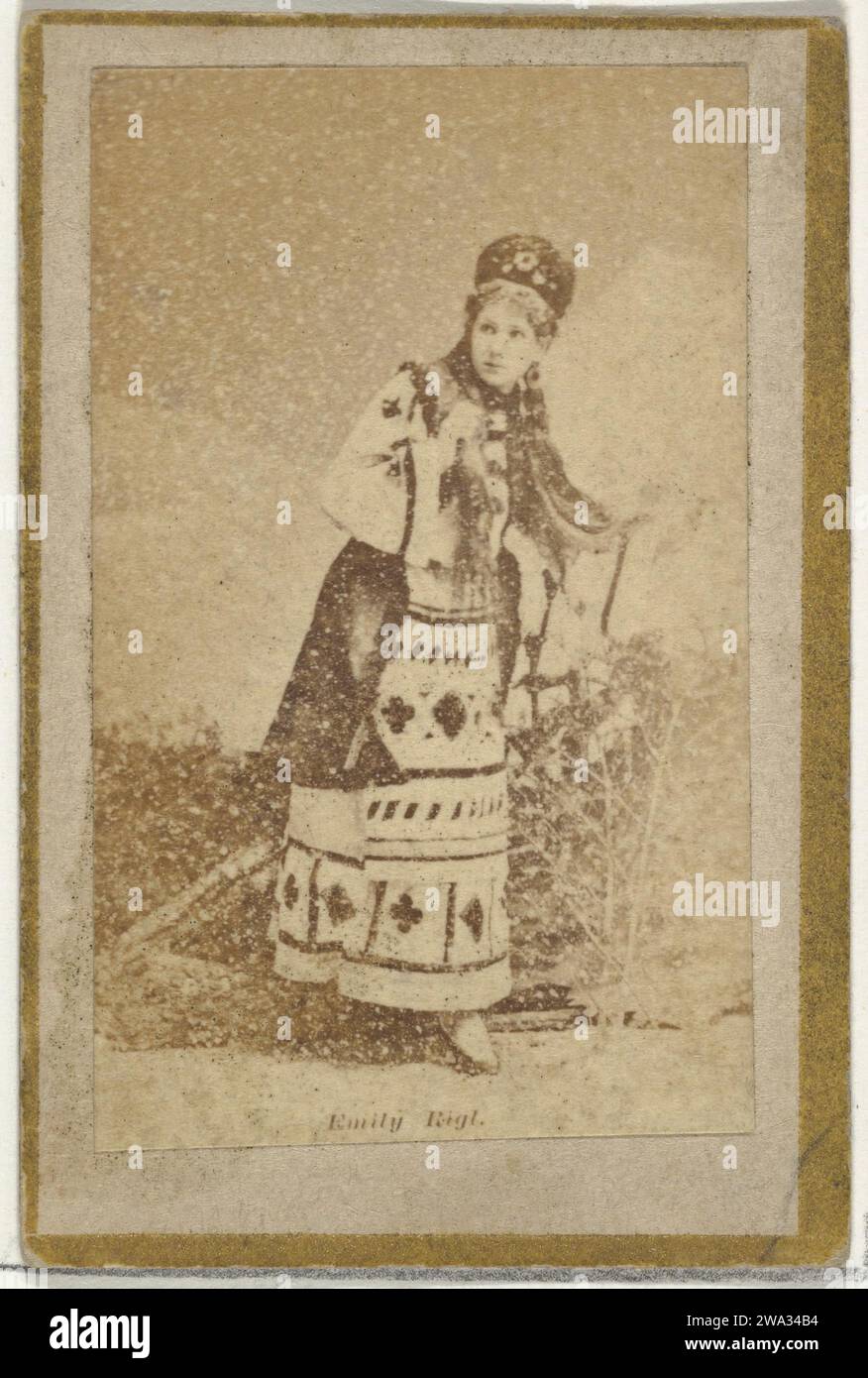 Emily Rigl, from the Actresses and Celebrities series (N60, Type 2 ...