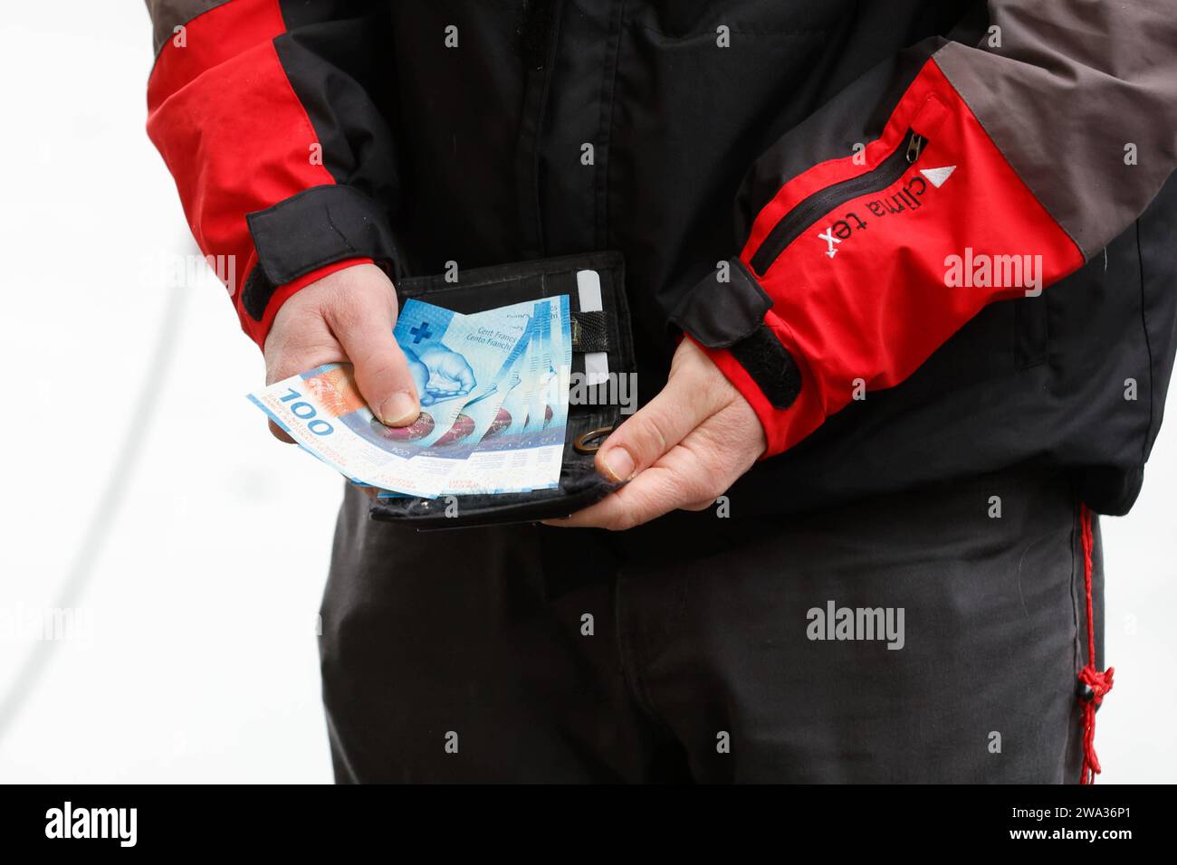  Foto Manuel Geisser 01.01.2024 Zuerich , SCHWEIZ , Bargeld Geldscheine Motiv 