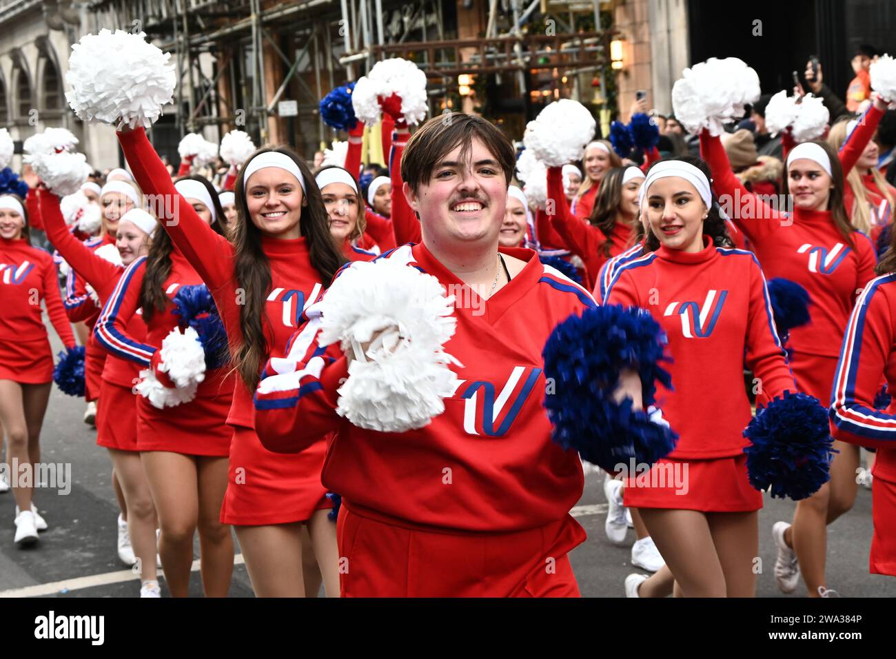 London, UK. 1st Jan, 2024. London's annual New Year parade featuring