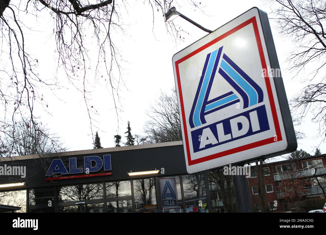 Filiale von Aldi Nord in der Borsteler Chaussee 86. Mit nur 353