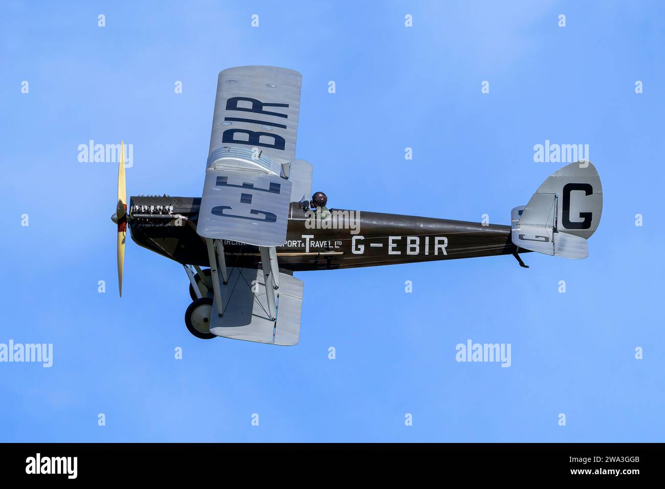 De Havilland DH51 classic British biplane Stock Photo Alamy