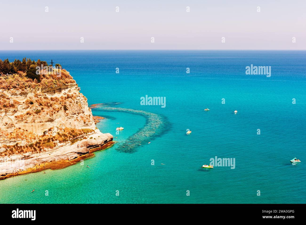 Beach in Tropea, Calabria, Italy Stock Photo - Alamy