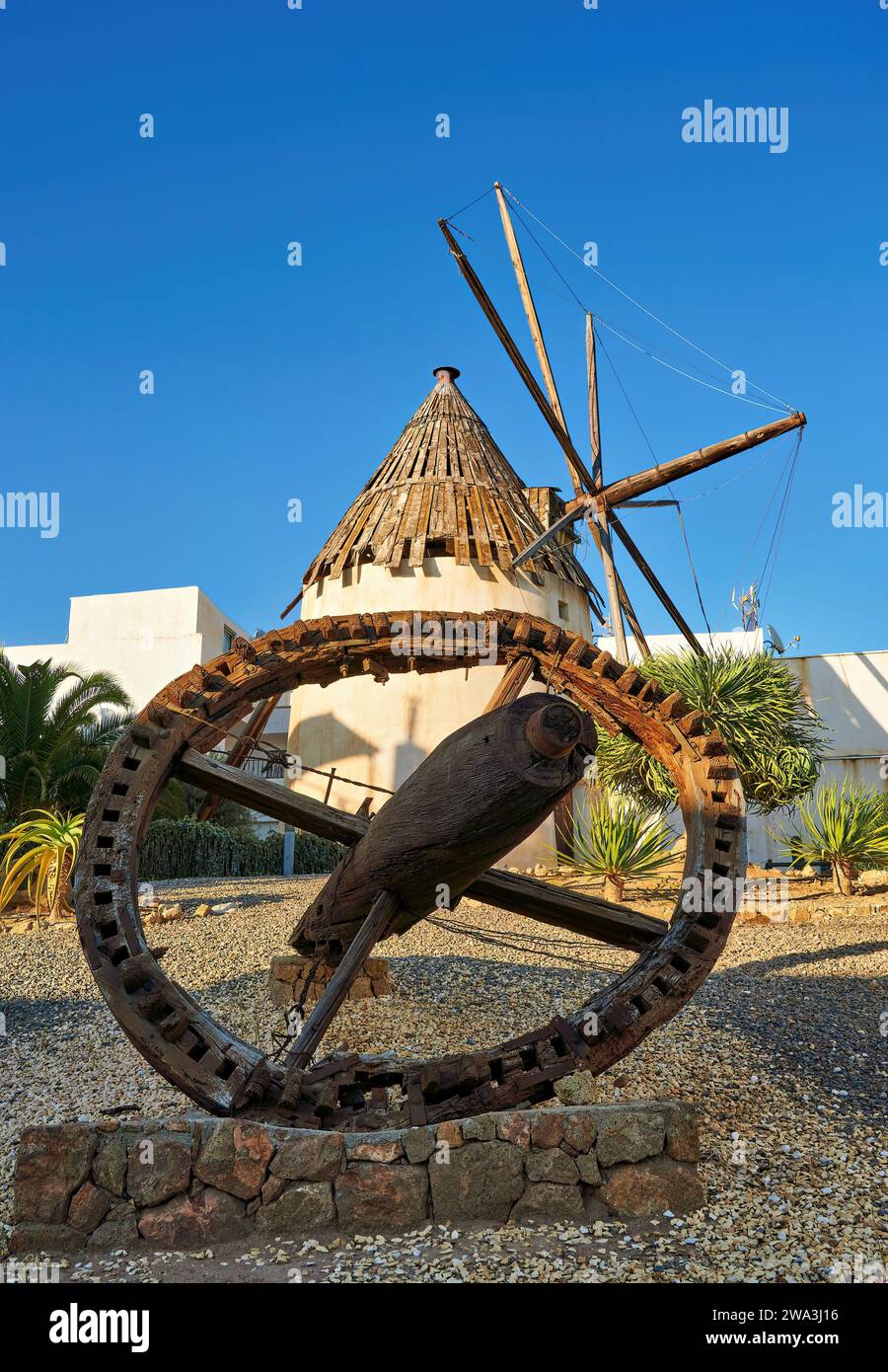 Molino de Carboneras Stock Photo