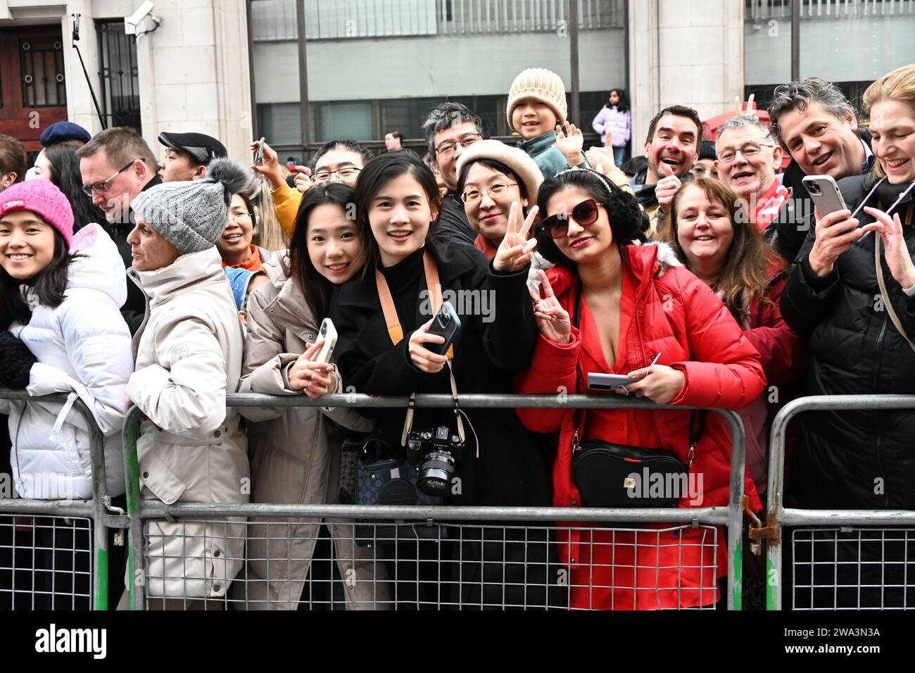 London, UK. 1st Jan, 2024. London's annual New Year parade featuring