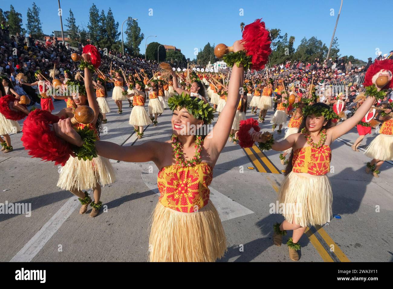 Los Angeles, United States. 01st Jan, 2025. Na Koa Ali'i Hawaii All