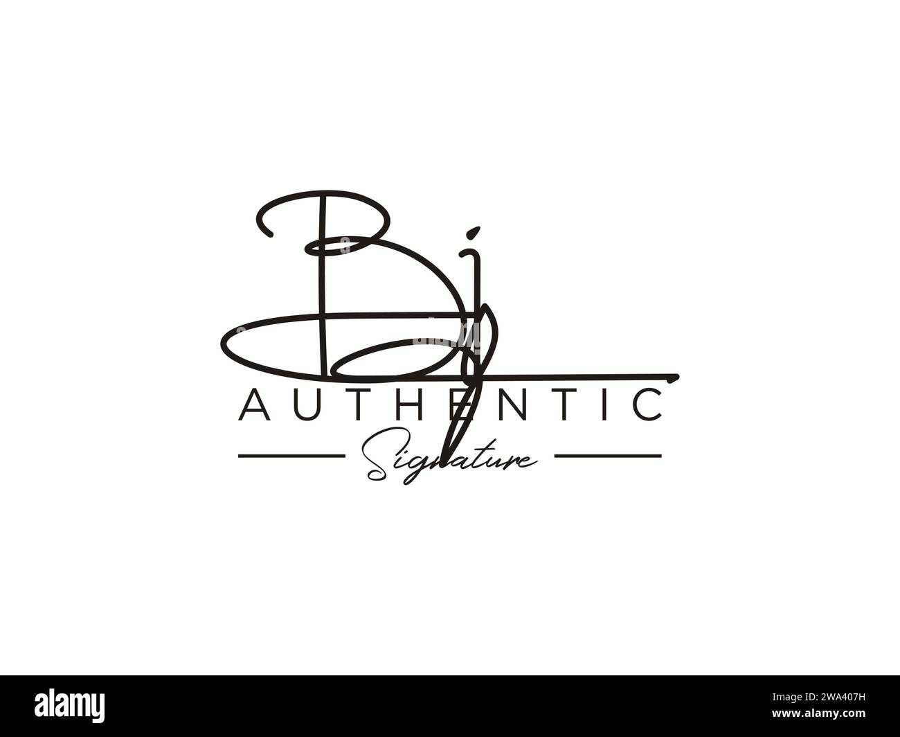 Bj signature Cut Out Stock Images & Pictures - Alamy