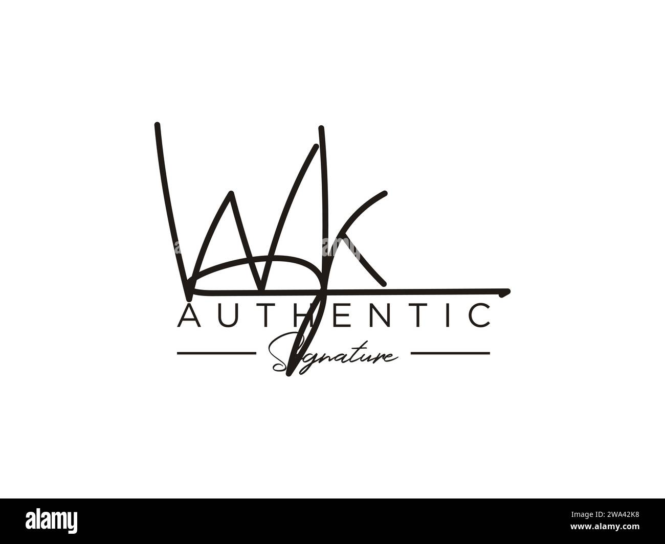 Wk logo vector vectors hi-res stock photography and images - Alamy