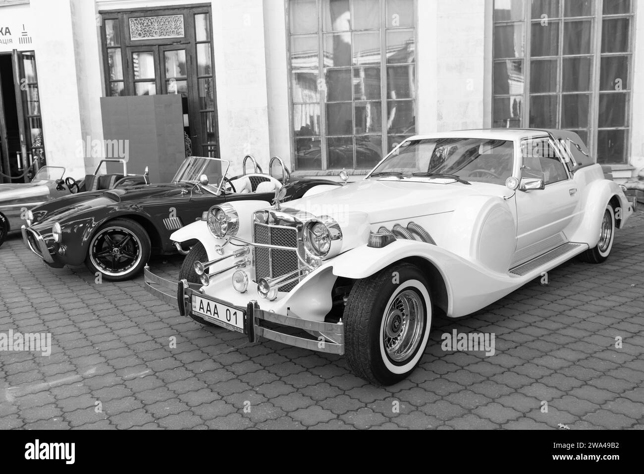 Kyiv, Ukraine - November 02, 2022: Zimmer Golden Spirit retro car, side view Stock Photo