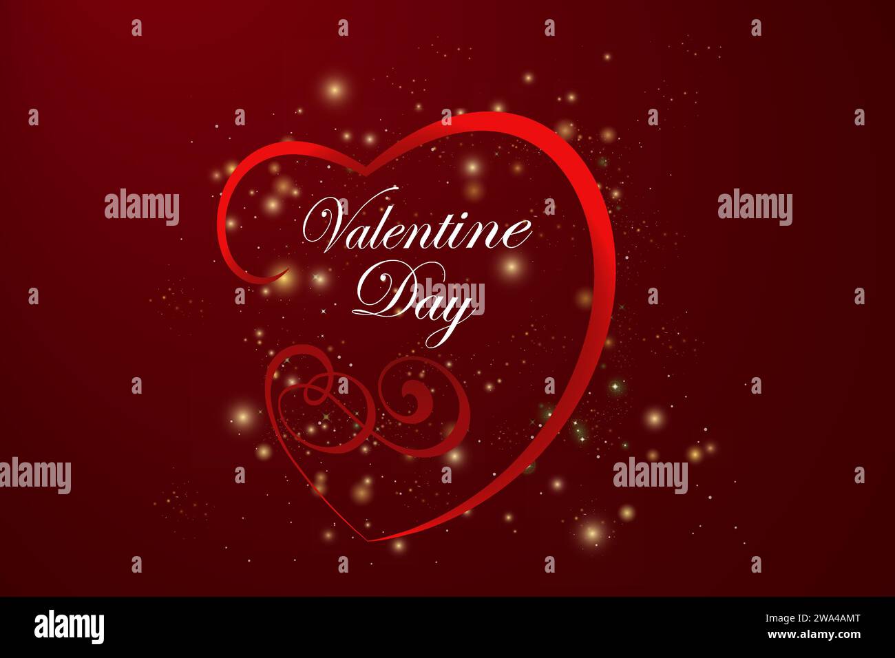 Happy valentines day vector banner background. Stock Vector