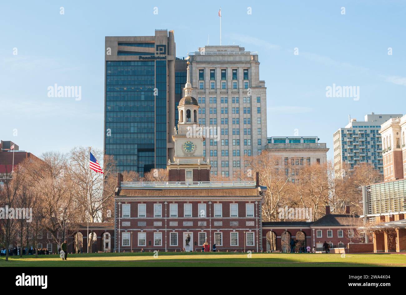 The Independence Hall at Independence National Historical Park, Philadelphia Stock Photo