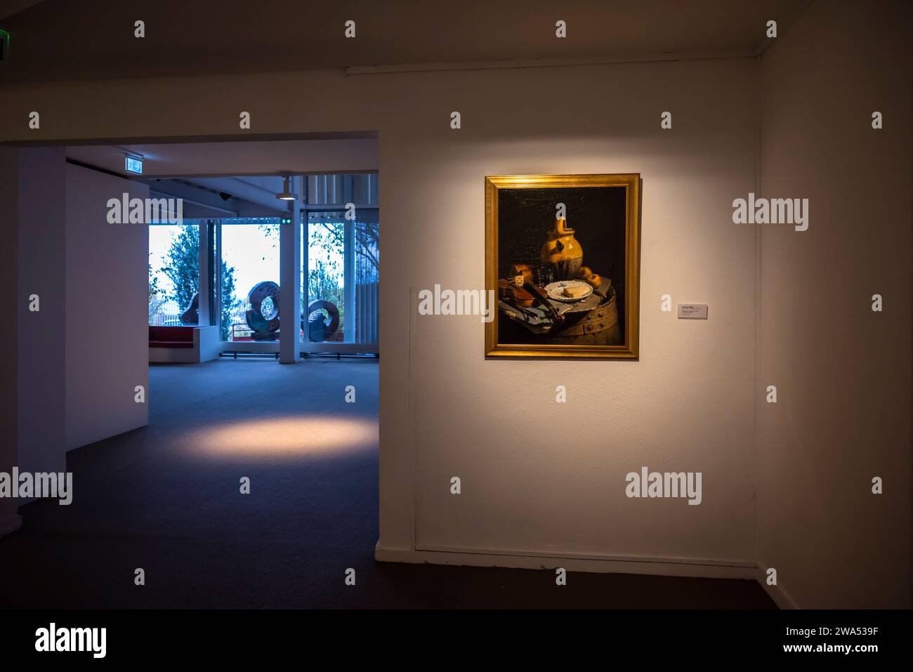 View from the interior, Musee Paul Valery houses a collection of beaux