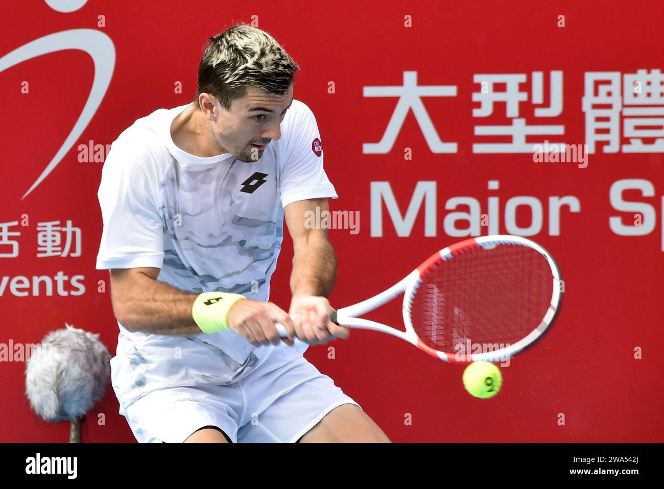 Hong Kong, South China. 2nd Jan, 2024. Sebastian Ofner of Austria