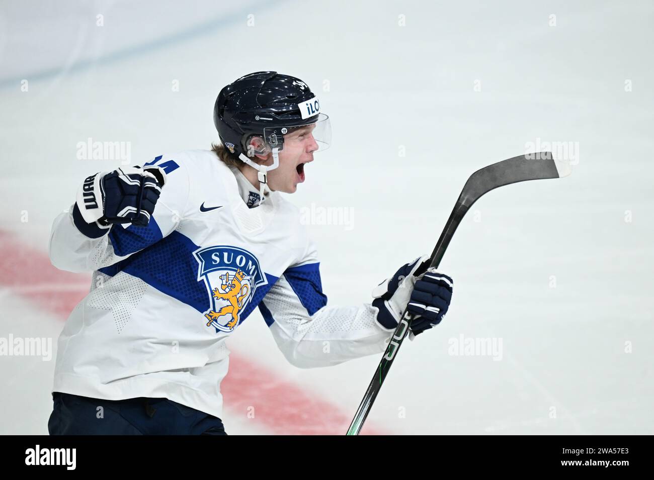 GOTHENBURG, SWEDEN 20240102Finland's Tommi Männistö scores 11 during