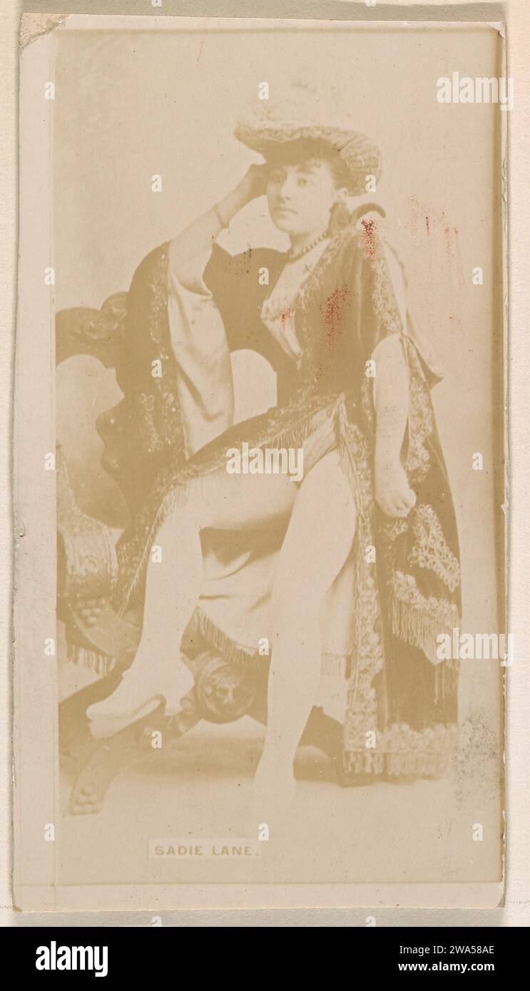 Sadie Lane, from the Actresses series (N245) issued by Kinney Brothers