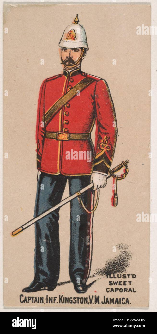 Captain, Infantry, Kingston, V.M., Jamaica, from the Military Series