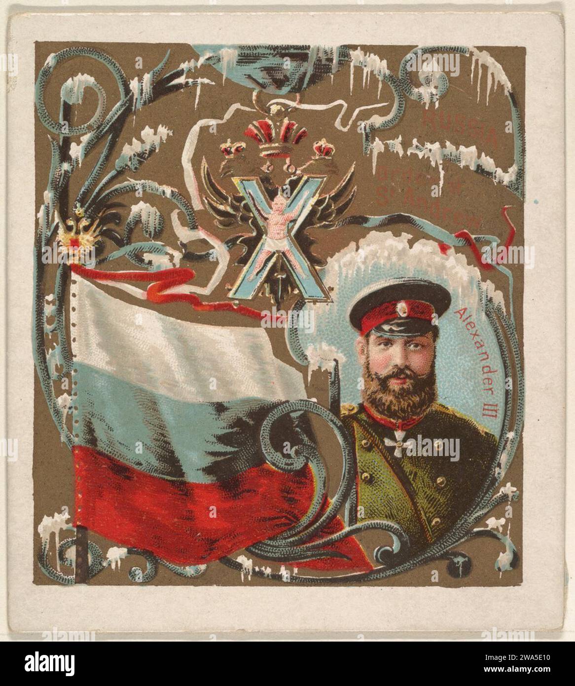 Russia, from the International Cards series (N238), issued by Kinney