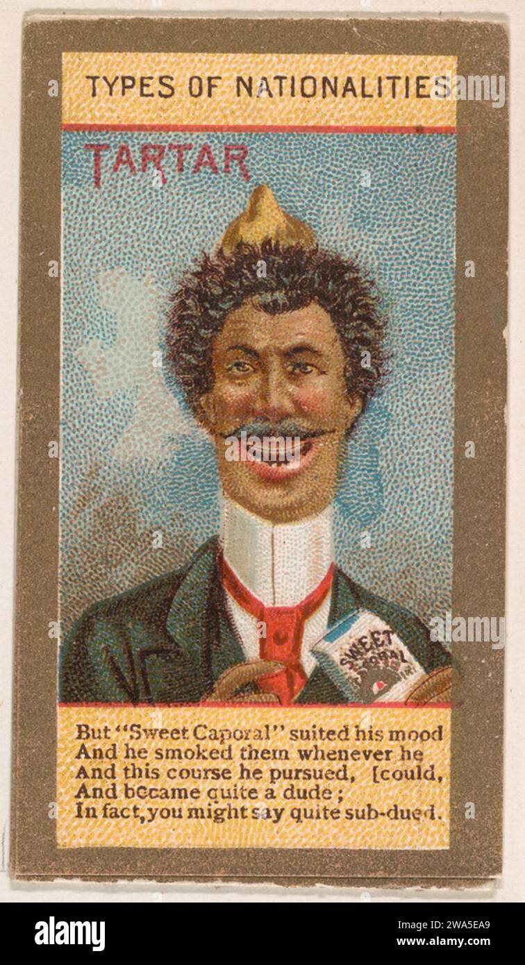 Tartar from types of nationalities n240 issued by kinney bros 1963