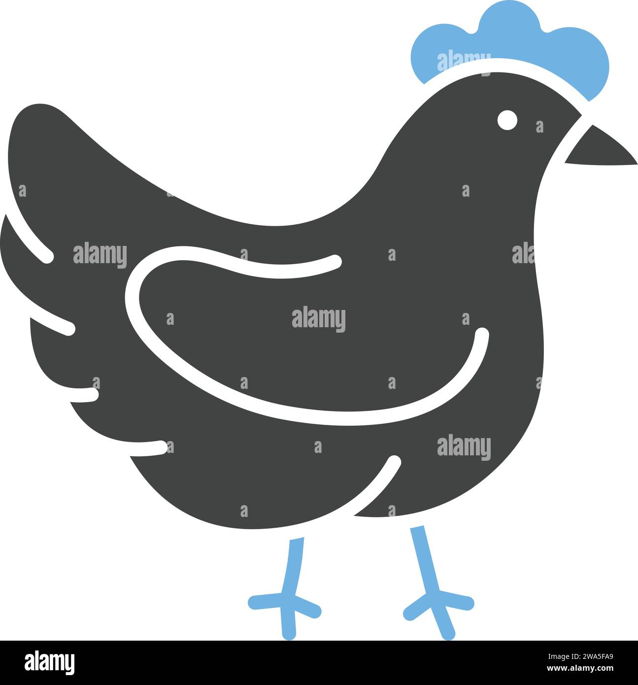 Chicken animal Stock Vector Images - Alamy