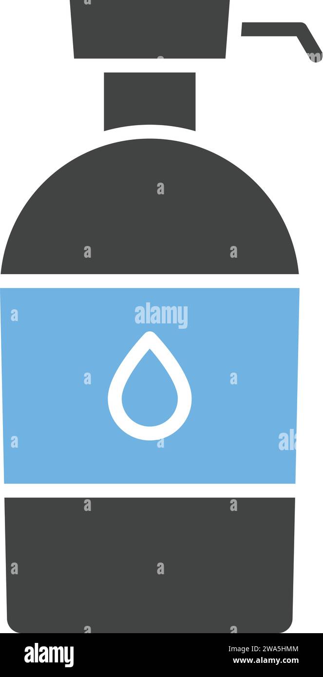 Cream Bottle icon vector image. Stock Vector