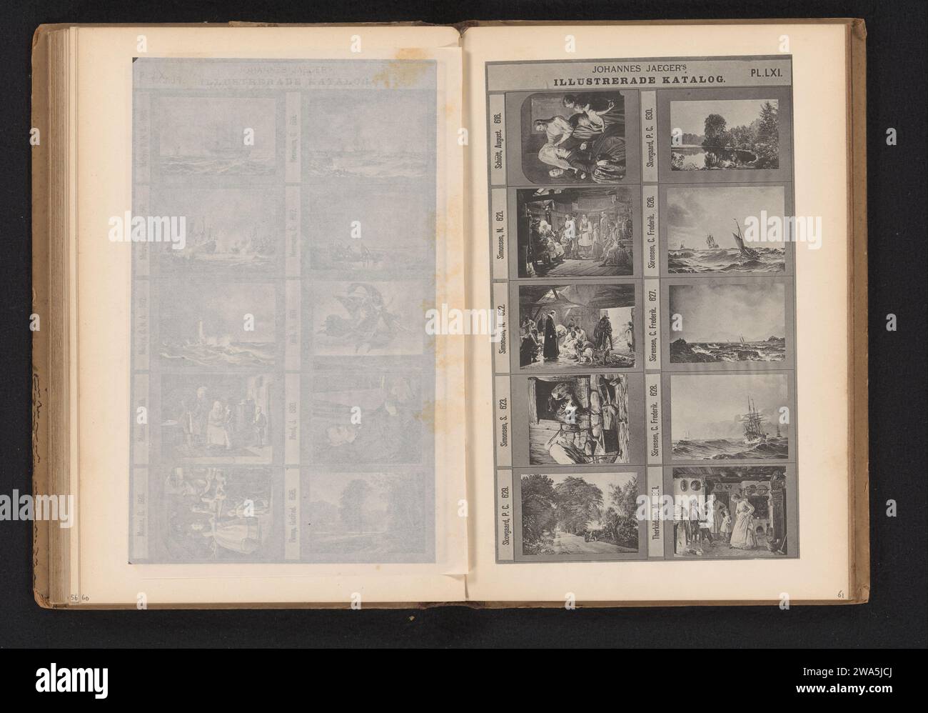 Photo production of ten paintings, Johannes Jaeger, after Carl Frederik