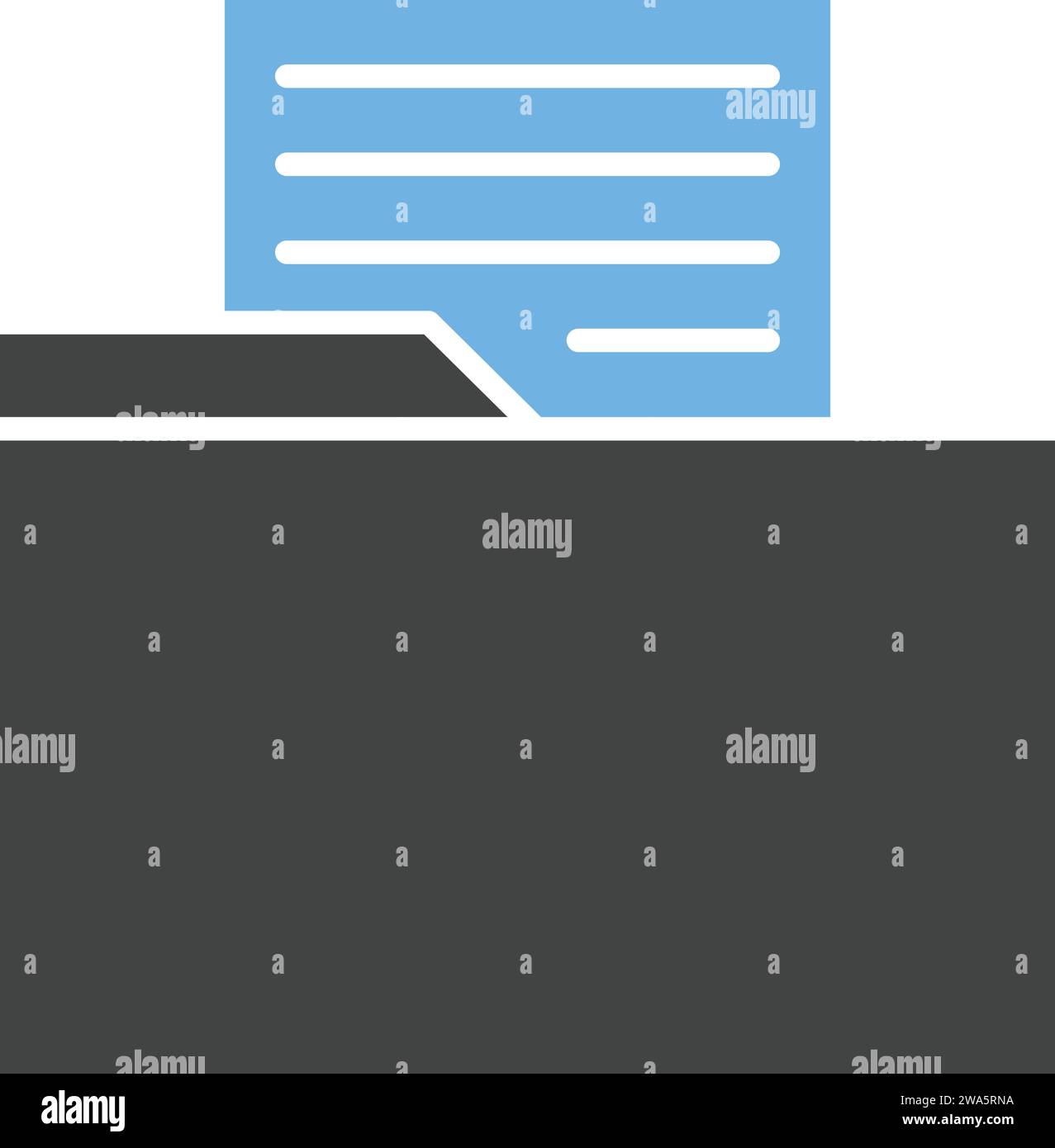 File in Folder icon vector image Stock Vector Image & Art Alamy