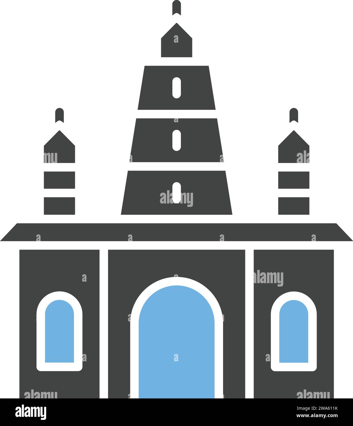 hindu-temple-icon-vector-image-stock-vector-image-art-alamy