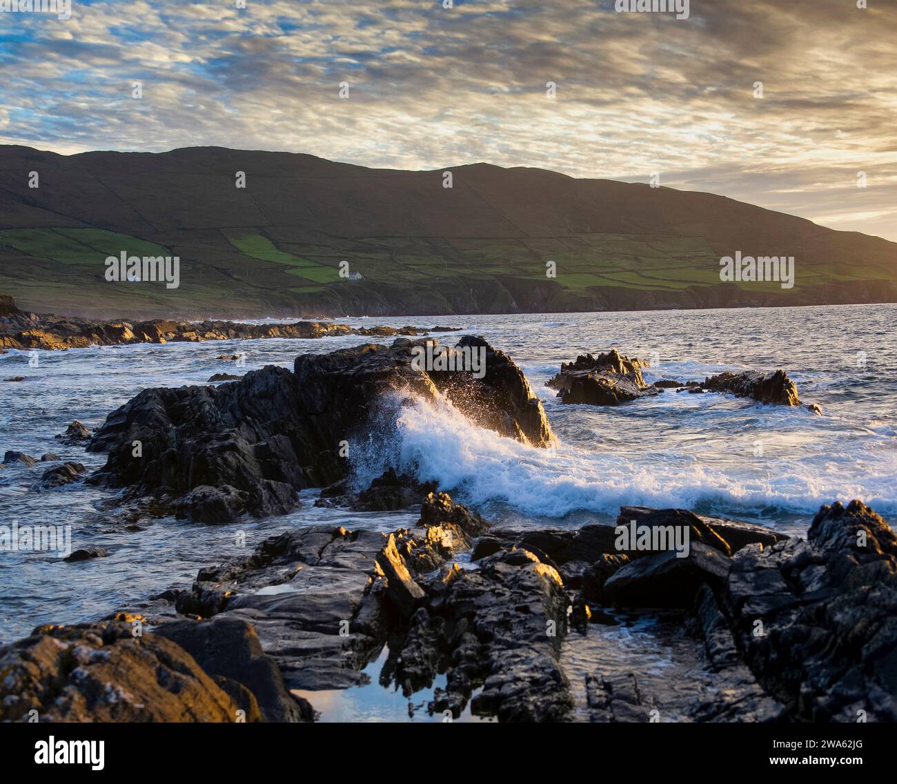 Beach at Allihies, Beara Peninsula, County Cork, Ireland Stock Photo