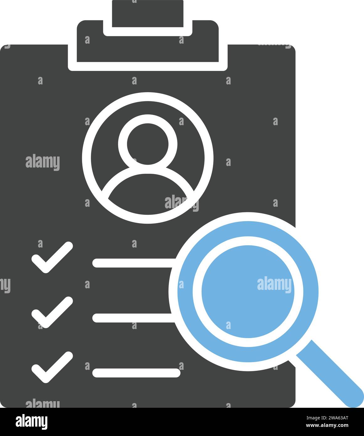 Job Analysis icon vector image. Stock Vector