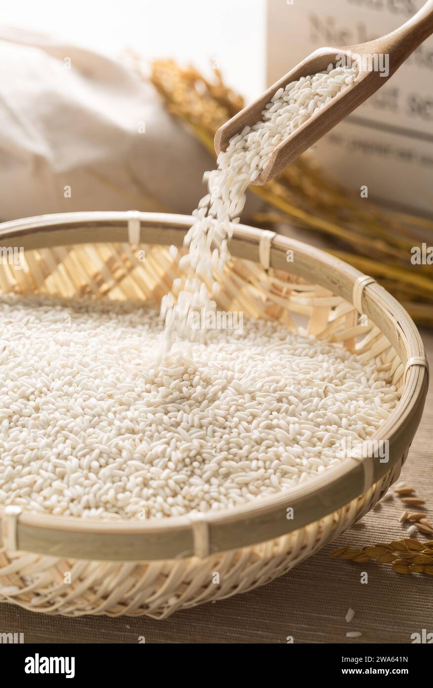 Image of Asian Rice Stock Photo - Alamy