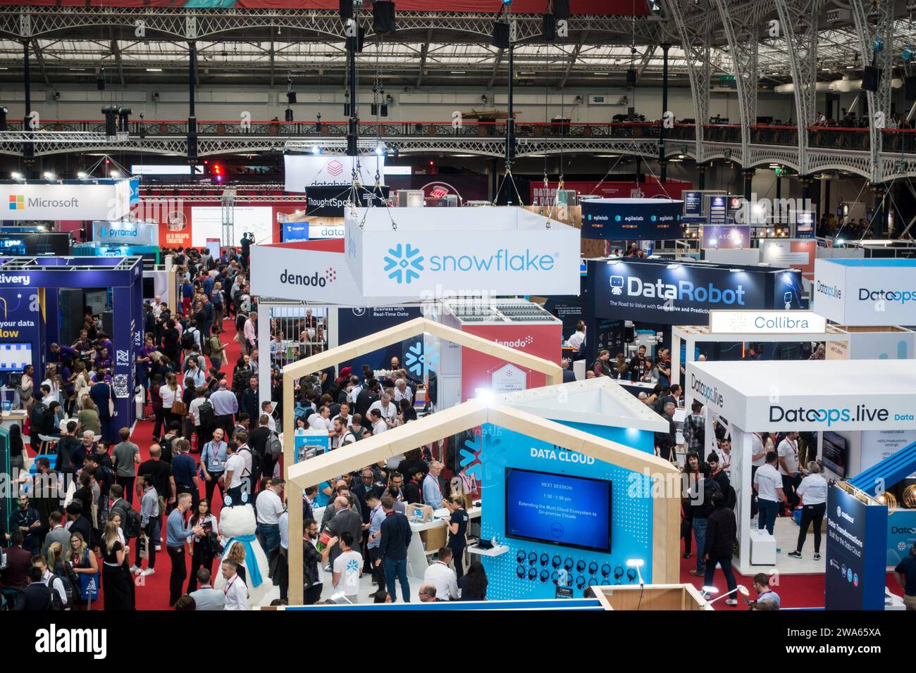 Big Data London conference software exhibits at London Kensington
