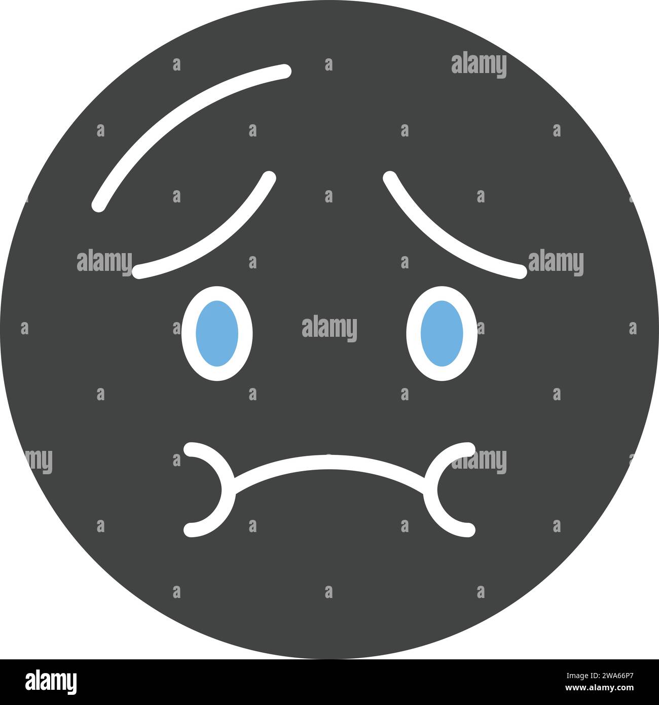 Nauseated Face icon vector image. Stock Vector
